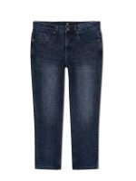 Dark Blue - stretch candy slub denim jeans - Image 4