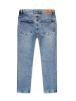 Light Blue - stretch dobby jeans - Image 6
