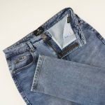 Light Blue - stretch dobby jeans - Image 5