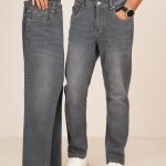 Light Charcoal - stretch denim jeans