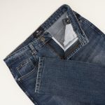 Medium Blue - stretch slub denim jeans - Image 4
